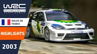 Rallye de France 2003: Day 2 WRC Highlights / Review / Results