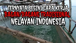 Ternyata Begini Cara Kerja Bagan / Bagang Tradisional Menangkap Ikan