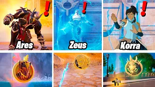 Todos los NUEVOS BOSSES y ARMAS MÍTICAS de FORTNITE TEMPORADA 2 CAPÍTULO 5 (ARES, ZEUS, HADES y Más)