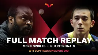 FULL MATCH | ARUNA Quadri (NGR) vs CALDERANO Hugo (BRA) | MS QF | #WTTSingapore 2021