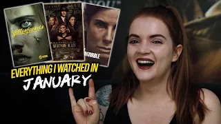 EVERYTHING I WATCHED JANUARY 2022 | Letterboxd Wrap Up | Spookyastronauts