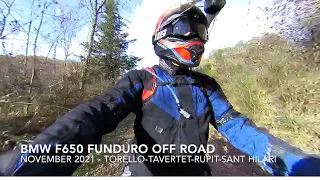 BMW F650 Funduro Off Road Trip - From Torello to St Hilari de Sacalm - November 2021