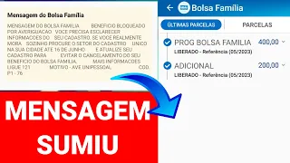 APLICATIVO CAIXA TEM ATUALIZOU: MENSAGEM DO BOLSA FAMÍLIA AVERIGUAÇÃO UNIPESSOAL SUMIU?