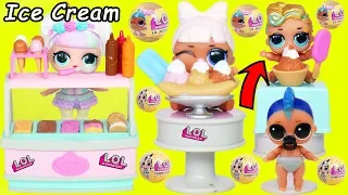 Unicorn LOL Surprise Dolls Ice Cream for Lil Punk Boi Sisters Wedding JOJO SIWA Squishy Grandma