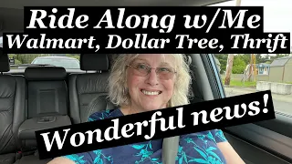 RIDE ALONG WITH ME - Walmart, Dollar Tree & Thrift Store