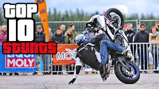 TOP 10 Best Motorcycle Tricks & Combos at StuntArt 2016