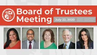 LBCCD - Board of Trustees Meeting - July 22, 2020