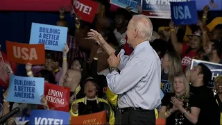 'Don't jump': Joe Biden confronts MAGA heckler at Democrat rally