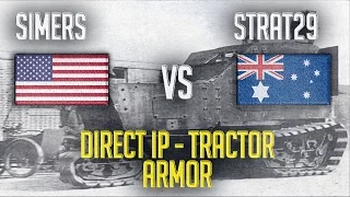Strat29 vs Simers - Tractor tactic! - Direct IP so Smooth: Men of war assault squad 2