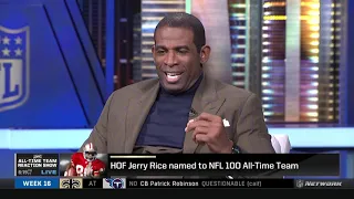 Deion Sanders reacts to Randy Moss, Jerry Rice named to NFL's 100 All-Time team