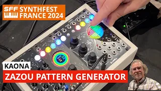 Kaona Zazou Algorithmic Pattern Generator (Pre-Superbooth 24 News) | SynthFest France 2024