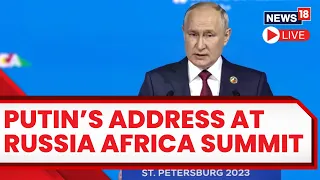 Putin LIVE | Putin Speech At Russia Africa Summit | Russia Ukraine War | Russia Exits Grain Deal
