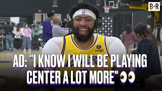 Anthony Davis Is Preparing To Play Center More For Lakers This Season | Media Day 2021-22