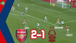 84% POSSESSION | ARSENAL 2-1 NOTTINGHAM FOREST | SAKA, MARTINELLI & THOMAS PARTEY INVERTED FULL-BACK