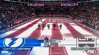 Tampa Bay Lightning vs LA Kings 10/25/2022 NHL 23 Gameplay