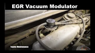 Toyota P0401 EGR Vacuum Modulator