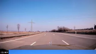 Mercedes-Benz W116 cruising down the Autobahn