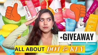 Buy or NOT to buy? 🙄 | Reviewing *ALL* DOT & KEY Skincare Products | NEW LAUNCHES 🤩 | GIVEAWAY |