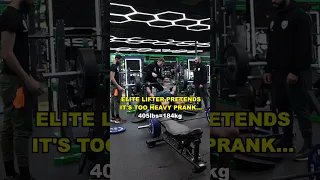 Elite Lifter Fake 1 Rep Max Prank…👀