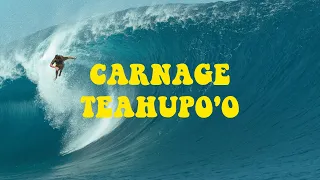 CARNAGE AT TEAHUPOO 28TH OF MAY 2022 | VON FROTH