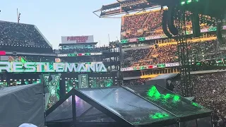 Wrestlemania 40 drew mcintyre and seth rollins entrance live