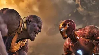 How thanos almost kill Iron man ⚡|| #marvel #shorts