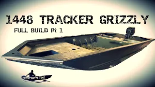 "1448 Tracker Grizzly" Full Build  episode #1 #jonboattobassboat