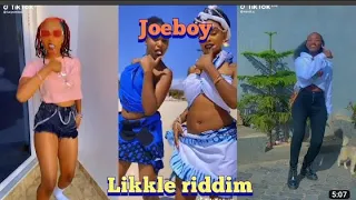 Joeboy - Likkle Riddim( official dance video)TikTok Vibes.