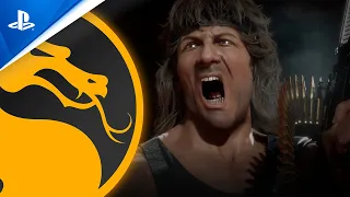 Mortal Kombat 11 Ultimate | Trailer oficial de Gameplay Rambo | PS4, PS5