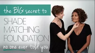 Secret Trick To Get the Perfect Foundation Shade Every Time [ad]