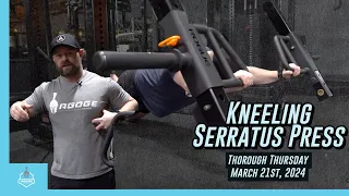 Kneeling Serratus Press