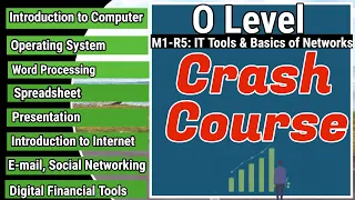 M1-R5 IT tools and Basics of Networks||m1R5 all in one||o level crash course||m1r5 crash course