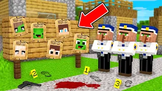 Why Are Mikey Family and JJ Family WANTED in Minecraft (Maizen)