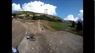 Les 2 Alpes crash 14m jump