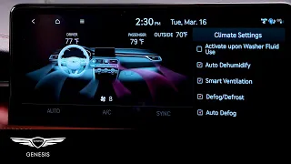 Climate Control System | Genesis G70 | How-To | Genesis USA