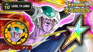 100% NEW F2P EZA PHY KING COLD LEVEL 10 LINKS + STICKER EFFECT! Dragon Ball Z Dokkan Battle