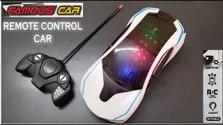 Best Remote Control Car I Unboxing and Reviewing Famous Remote Control Lighting Car