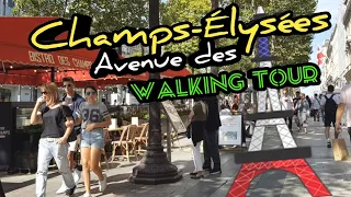 Avenue des Champs-Élysée 2019 Visual Walking Tour in HD (1080p 60fps)  Arc de Triomphe