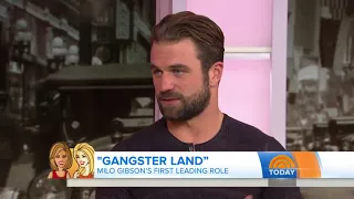 The Son Of Mel Gibson, Milo Gibson, Talks About Playing Al Capone In ‘Gangster Land’ | TODAY