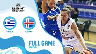 Greece v Iceland - Full Game - FIBA Women's EuroBasket Qualifiers 2021