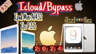 ipad mini🍎 a1432 All ios 9.3.5 icloud🔒 bypass 🔓 Remove 2024 🔥 FMI OFF 😱