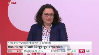 Live: Weg von Hartz IV - die SPD zu ihrem neuen Kurs