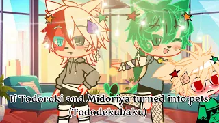 If Todoroki and Midoriya turned into pets||Tododekubaku ❤💚🧡|| Bakubottom😏|| x.Mushroom_Luna.x||