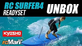 Kyosho 1/5 RC SURFER 4 Electric Surfboard RTR Unbox! #40110T1 & #40110T2