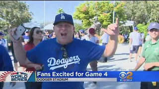 Dodgers Fans Excited For Game 4