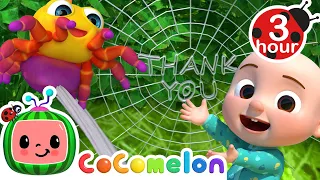 The Return of The Itsy Bitsy Spider + More | JJ's Animal Time | Cocomelon - Nursery Rhymes | 3 Hours