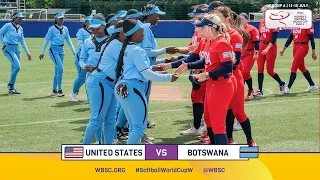 HIGHLIGHTS USA v Botswana | XVII WBSC Women’s Softball World Cup - Group A