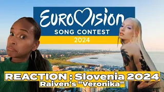 [LIVE] REACTION: Raiven's "Veronika" [Slovenia 🇸🇮 , #Eurovision2024]