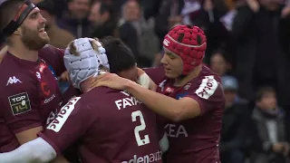 TOP 14 - Essai de Ben TAMEIFUNA (UBB) - Union Bordeaux-Bègles - USA Perpignan - Saison 2022/2023