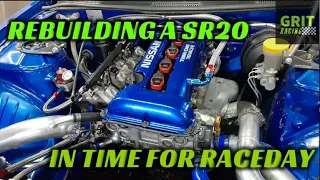 Rebuilding an SR20 in time for Raceday!